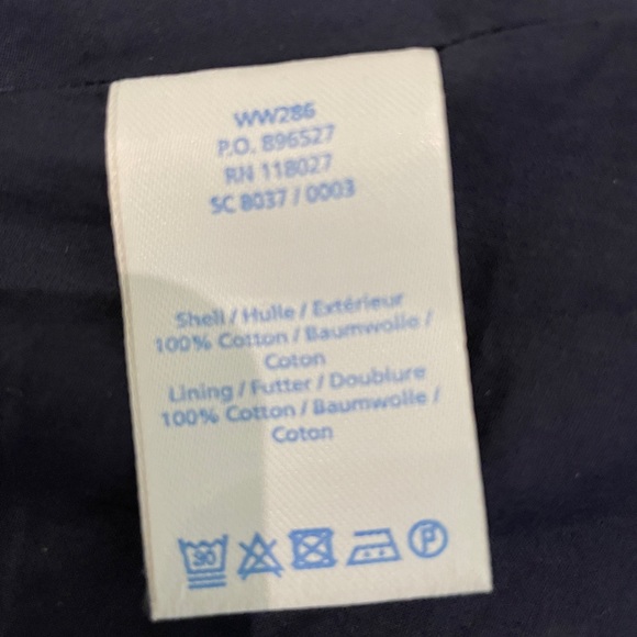 Boden Josephine Dress, Navy with white polka dots - Picture 7 of 7